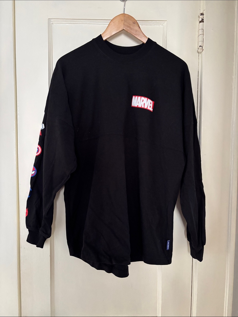 Marvel Black Long-Sleeve spirit jersey
